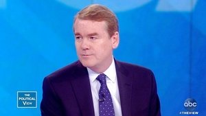 Poster for Michael Bennet and Katie Couric