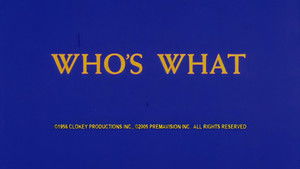 Poster for Who's What Poster for Who's What