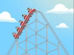 Poster for Barry Gibb Rides a Roller Coaster