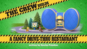 Poster for The Crew Builds a Fancy Drive-Thru Restaurant