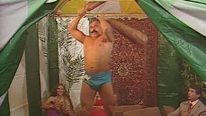 Poster for The Iron Sheik shows his club swinging skills