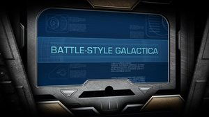 Poster for A Look Back - Battle-Style Galactica