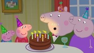 Poster for Grandpa Pig's birthday
