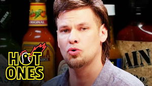 Poster for Theo Von Fights the Dark Arts While Eating Spicy Wings