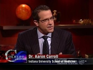 Poster for Dr. Aaron Carroll