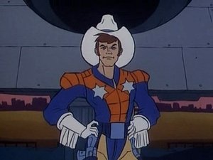 Poster for Trouble Wears a Badge
