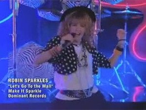 Poster for Robin Sparkles Music Video - Let's Go to the Mall