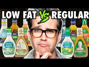 Poster for Low Fat vs. Regular Salad Dressing Taste Test