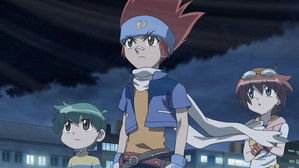 Poster for Heated Battle! Gingka Versus Kyoya