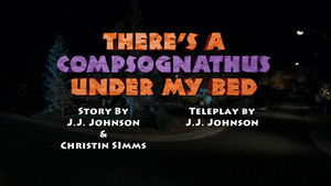 Poster for There's a Compsognathus Under My Bed / Art for Pterosaurs' Sake Poster for There's a Compsognathus Under My Bed / Art for Pterosaurs' Sake