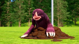 Poster for Moose Versus the Mole