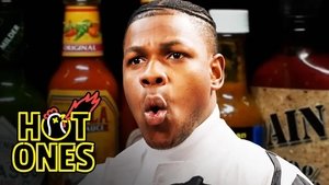 Poster for John Boyega Summons the Force While Eating Spicy Wings