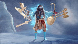 Poster for The fierce form of Baghvan Shiva