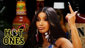 Poster for Cardi B Tries Not to Panic While Eating Spicy Wings