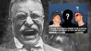 Poster for Epic Rap Battles of History News with Teddy Roosevelt 2