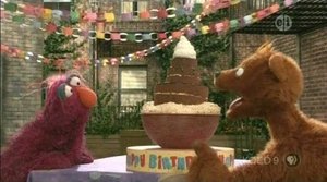 Poster for Curly Bear Chases Birthday Cake