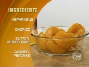 Poster for Canned Peaches, Rice Cakes, Beets