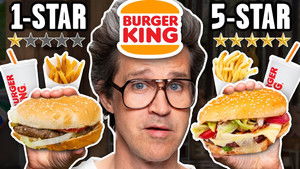 Poster for 1 Star vs. 5 Star Burger King Poster for 1 Star vs. 5 Star Burger King
