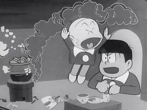 Poster for The Suspiscious Mynah Bird / Chibita's Lullaby