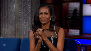 Poster for Michelle Obama, Robert Plant