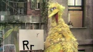 Poster for Big Bird Draws Letter R's (0123)