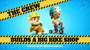 Poster for The Crew Builds a Big Bike Shop