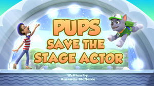 Poster for Pups Save the Stage Actor