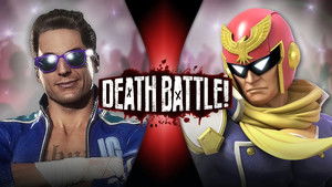 Poster for Johnny Cage VS Captain Falcon