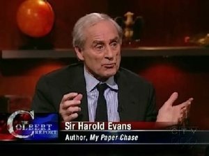 Poster for Harold Evans