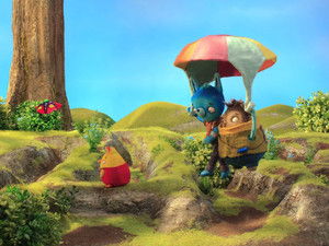 Poster for Fig's Speedy Sled / Parachute Play