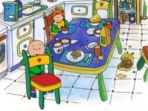 Poster for Caillou's Surprise Breakfast