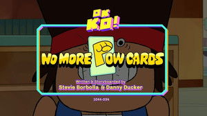 Poster for No More Pow Cards