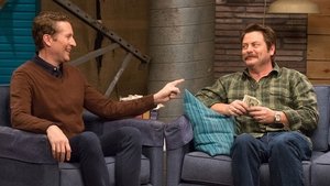 Poster for Nick Offerman Wears a Green Flannel Shirt & Brown Boots