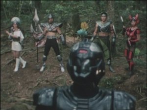 Poster for Assistance from Space: Rampage of the Four Evil Warlords