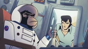 Poster for Godspeed, Drunk Monkey