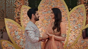 Poster for Dev and Saloni's Engagement