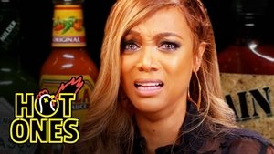 Poster for Tyra Banks Cries for Her Mom While Eating Spicy Wings