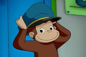 Poster for Curious George, Train Master