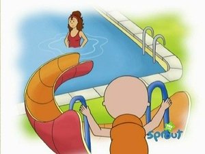 Poster for Caillou and the Big Slide
