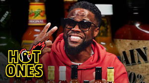 Poster for Kevin Hart Celebrates 10 Years of Hot Ones While Eating Spicy Wings
