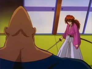 Poster for Across the Boundary Between Edo and Meiji: Kenshin and Shishio Face to Face!