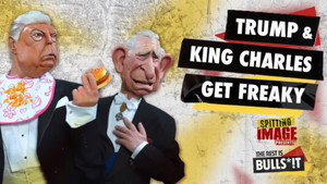 Poster for Trump State Visit and Netanyahu Arrives