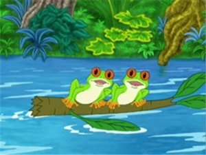 Poster for Rescue the Red-Eyed Tree Frogs!