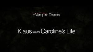Poster for Favorite Scenes: Klaus Saves Caroline’s Life