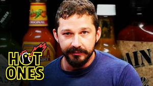 Poster for Shia LaBeouf Sheds a Tear While Eating Spicy Wings
