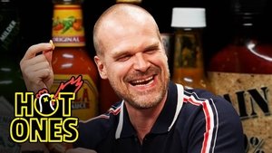 Poster for David Harbour Feels Out of Control While Eating Spicy Wings