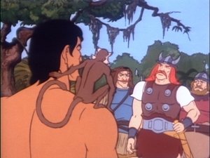 Poster for Tarzan and the Vikings