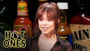 Poster for Jenna Ortega Doesn’t Flinch While Eating Spicy Wings