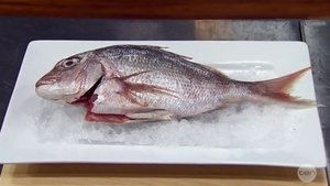 Poster for Elimination Challenge: Three Dishes from One Snapper