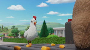 Poster for Pups Plus a Plucky Chicken